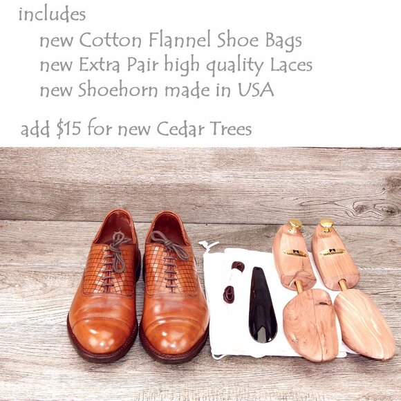 Allen Edmonds DUGGAN PLAZA Oxford 9 D Walnut * add $15 new Cedar Trees main image 13